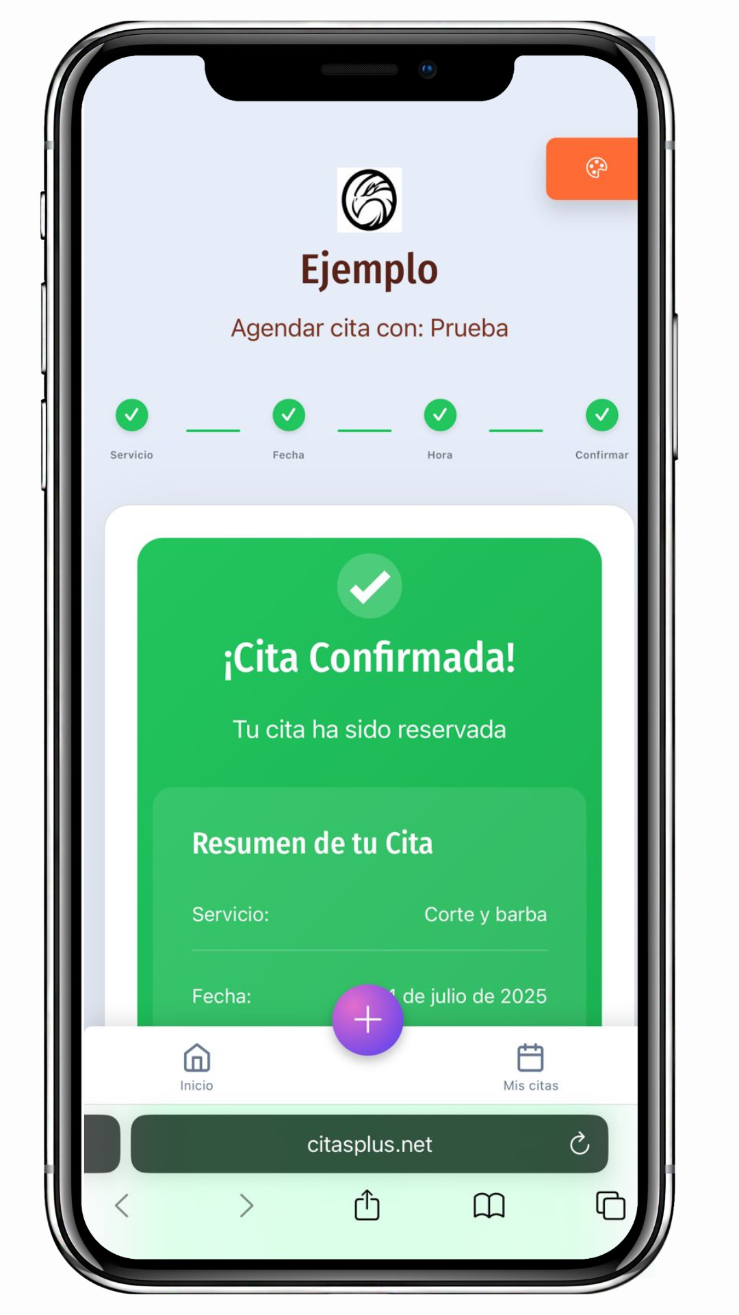 Confirmación cita